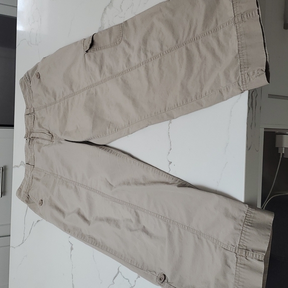 100% Cotton Ankle / Crop Pants, Size 12 - Picture 1 of 4
